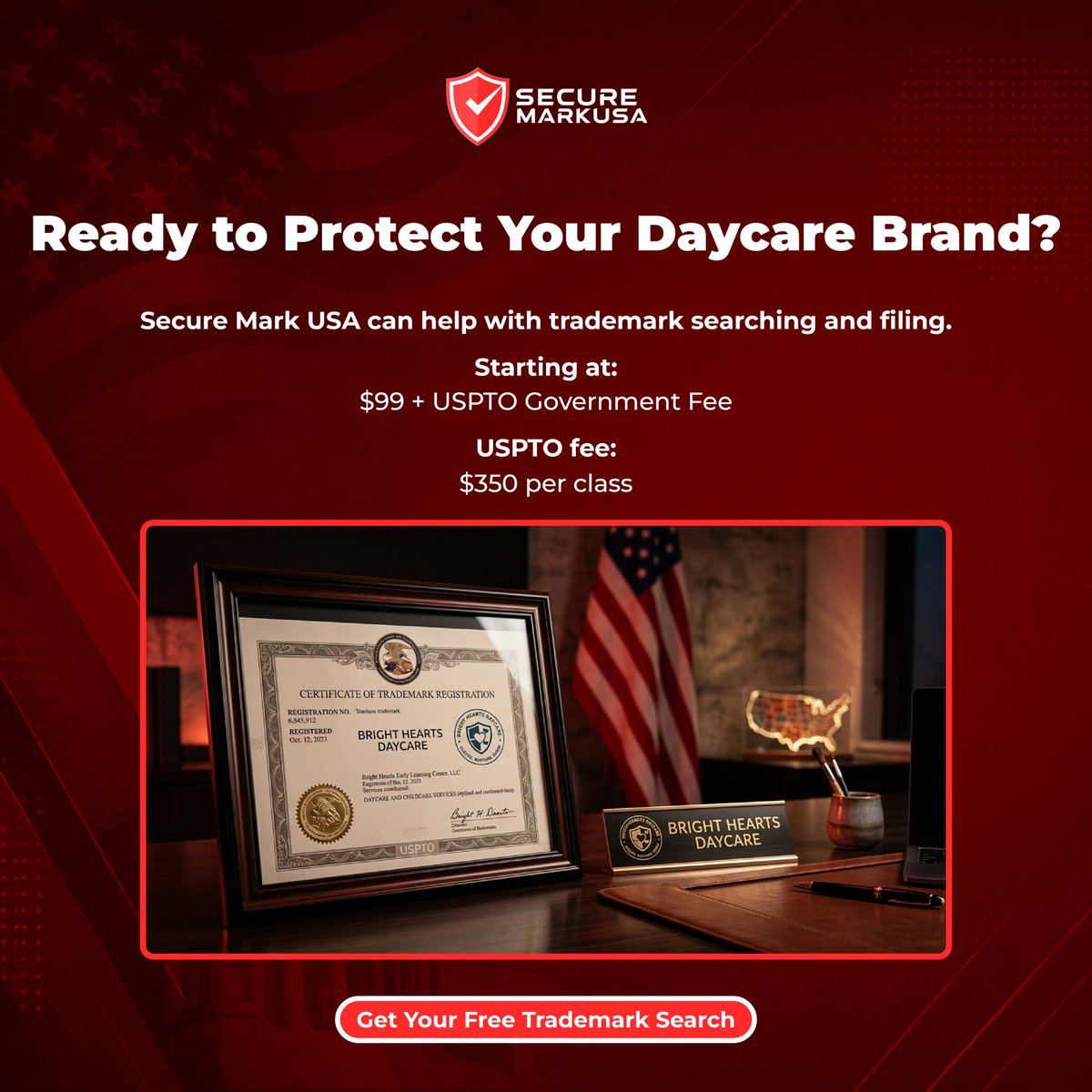 Secure_Mark_USA's tweet photo. How do you trademark a daycare or childcare business name?
Daycare often falls under Class 43; educational services may involve Class 41.
#SecureMarkUSA #Parents #Daycare #BabySitting https://t.co/DXaLip5MT6