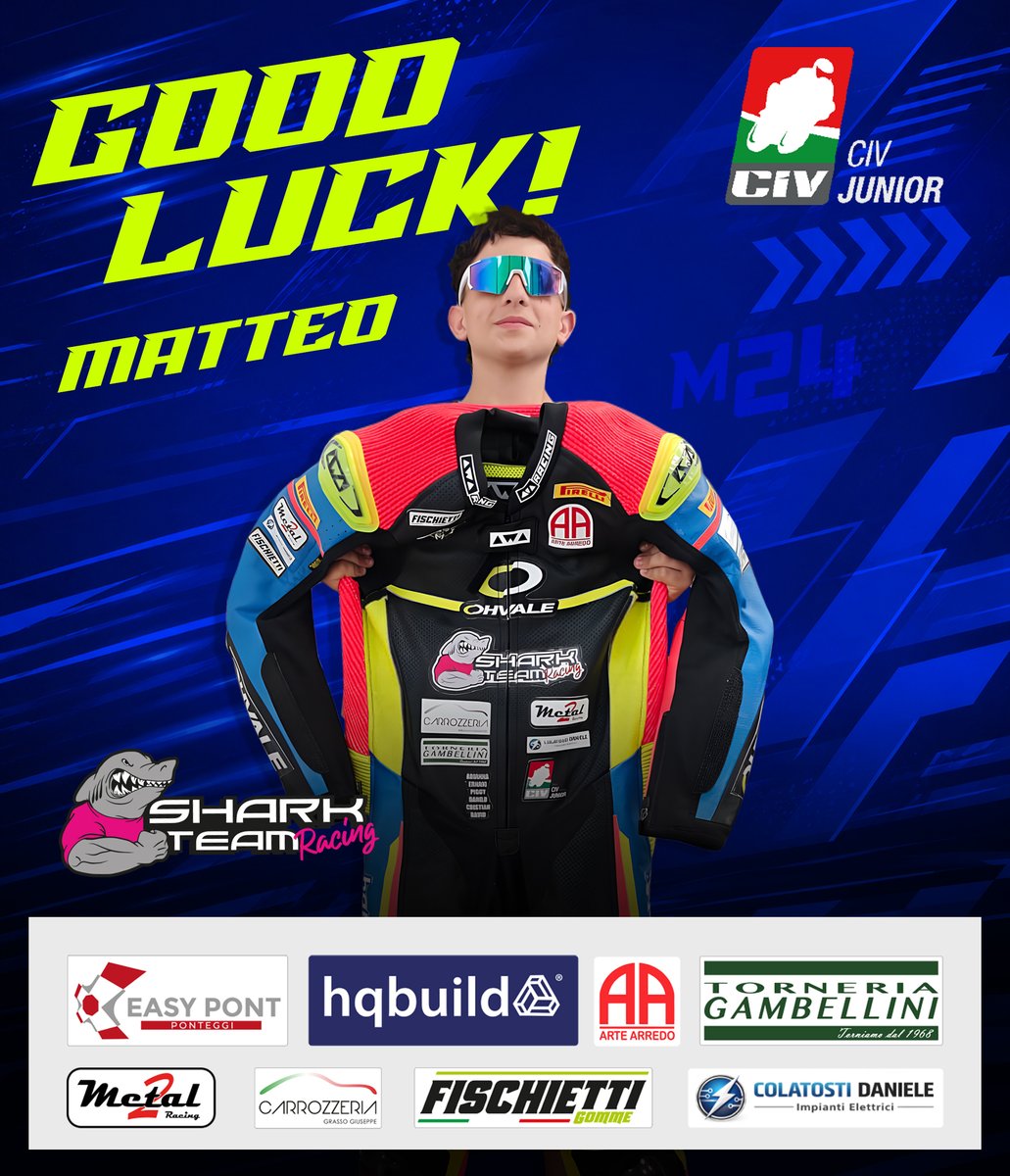 SiuSellejf's tweet photo. Tantissimi auguri al nostro Matteo Gannuscio! Cresciuto con il Team tra paddock, piste e officina, questo weekend esordirà nel CIV Junior: un traguardo conquistato con impegno e sacrificio. Siamo orgogliosi di te! Forza Gannù! https://t.co/qywHNKqFTm