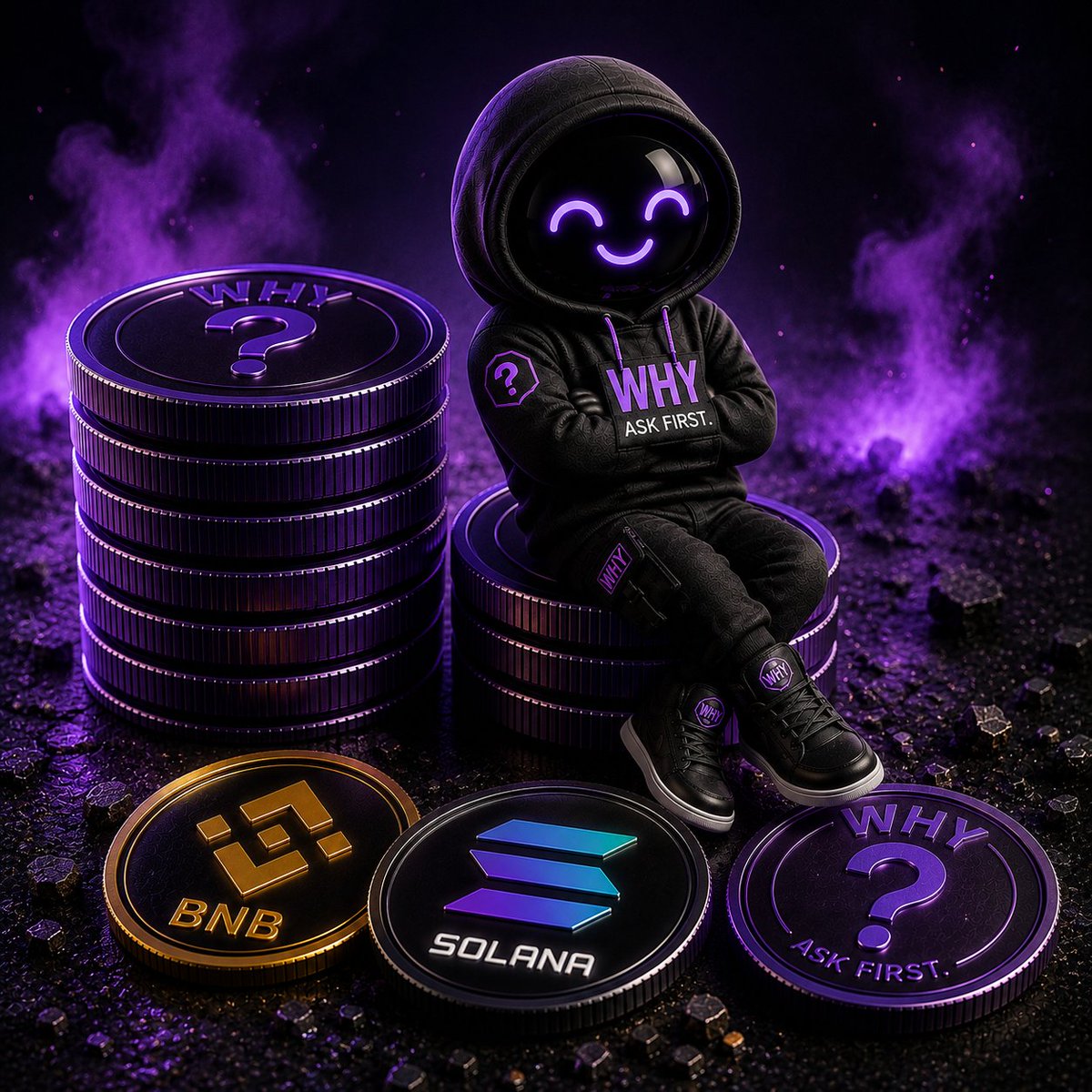 WhyCoinAF's tweet photo. BNB or Solana? Honestly, it doesn’t matter if you don’t stop and ask WHY first.

Before you ape, before you follow the noise, before you buy, just ask one question.

Why?

That’s what $WHY is about.

Not a coin. A question.

#WHY #Solana #BNB #AskFirst https://t.co/xBaSjOmNqv