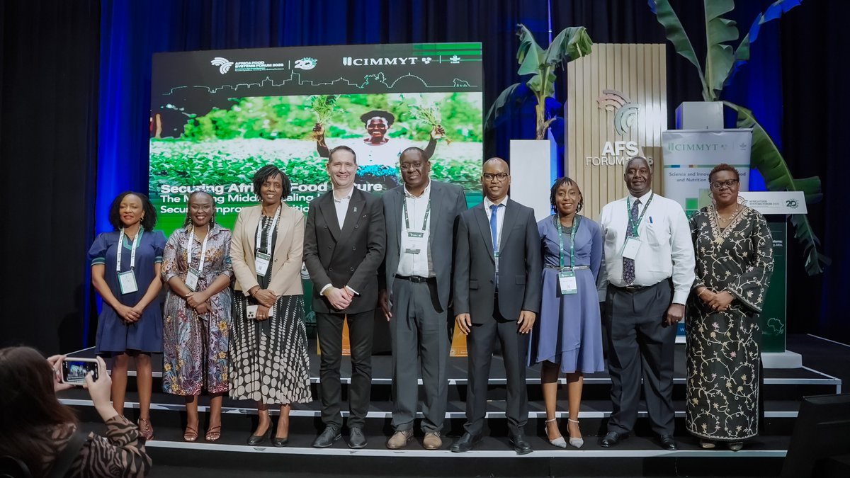 bramaccimmyt's tweet photo. At #CIMMYT’s side event at #AFSF2026, we focused on Africa’s “Missing Middle”: connecting research to investment, proven innovation to farmers, and crisis response to long term capacity. Thank you to all partners who brought their perspectives to the discussion. https://t.co/J5UkJwZ52c