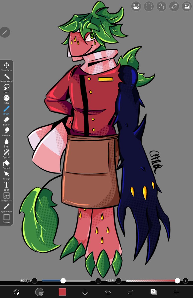 Struxington's tweet photo. Reworking some designs here after having changed up stuff for the main concept and story line! 

#dandysworld #dandysworldau #GardenviewTFC https://t.co/RN8i7quoa2