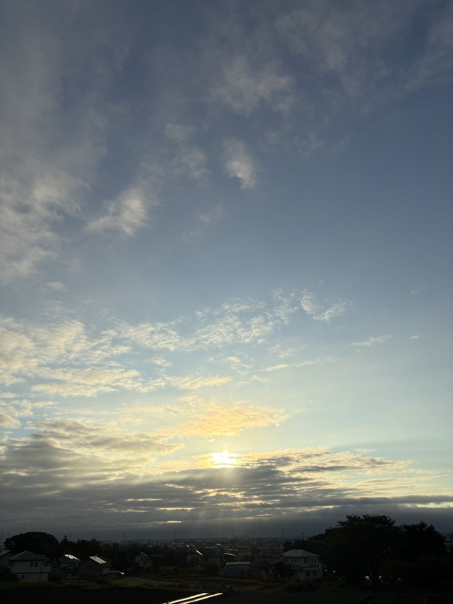 tm_asakatu's tweet photo. おはようございます
今日から9月
爽やかな朝
朝ラン5kmでスタート
今日も忙しくなりそうです
#運動脳　#注意力散漫 https://t.co/Vq4ByRsxag