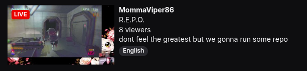 Alexa1221111's tweet photo. You guys should go watch MommaVIpper86 live on twitch rn. she is a small creator that I know personally and would love for y'all to get her view count and follows up. So pls pls pls help my girl out!!!!! https://t.co/MmLEoSaHCc