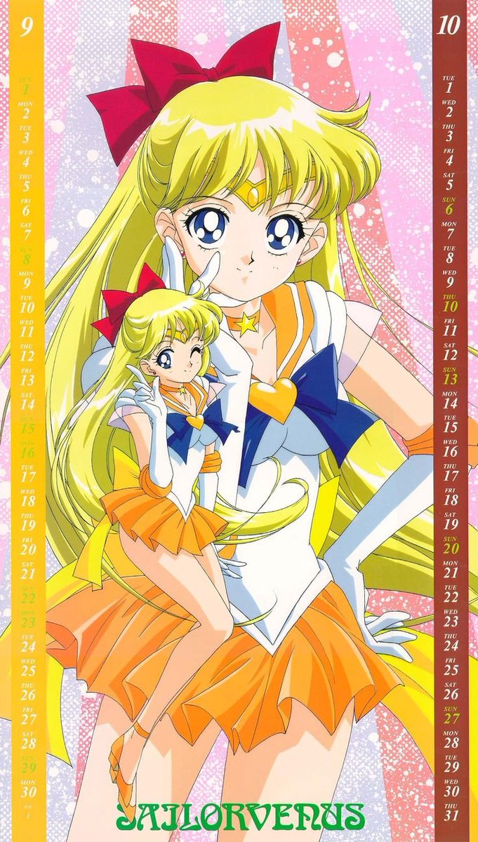 MagicalGirlOTD's tweet photo. [REPOST] The magical girl of the evening is Minako Aino/Sailor Venus from Sailor Moon. https://t.co/V7KDMdp5jM