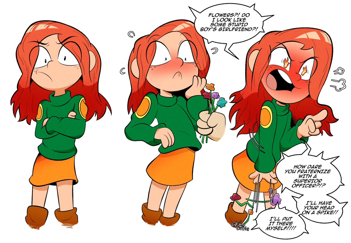 yohocutie's tweet photo. Got an itch to draw Numbuh 86 from KnD 😏 🧡💚 https://t.co/JgxfWAMTaF