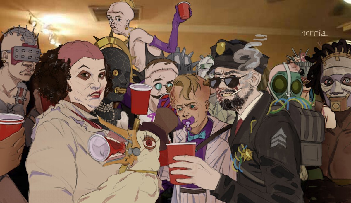 hrrria's tweet photo. awkward ex pop party
#outlasttrialsfanart #outlasttwt https://t.co/4sFSLpMrFT