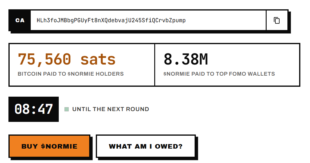 Cache100x's tweet photo. Distributions are climbing up higher and higher

Glad to finnally have everything running smooth

Just be a $NORMIE and Buy some NORMIE

Receiving BTC every 10 mins
AND FOMO top Traders receive NORMIE as well

HLh3foJMBbgPGUyFt8nXQdebvajU245SfiQCrvbZpump https://t.co/VviQq70PNn