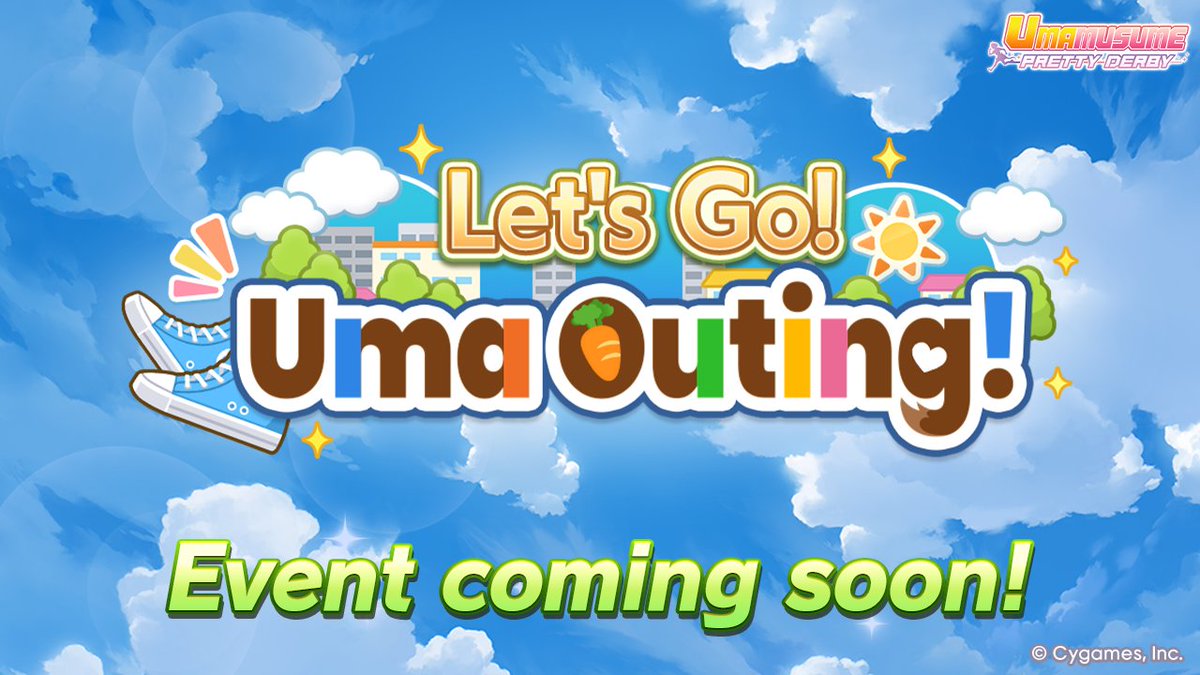umamusume_eng's tweet photo. A new Uma Outing event will be available from 10:00 p.m., Sep 1 (UTC)!

For more details, please check the in-game notice.

#Umamusume https://t.co/xrlnhMJaou