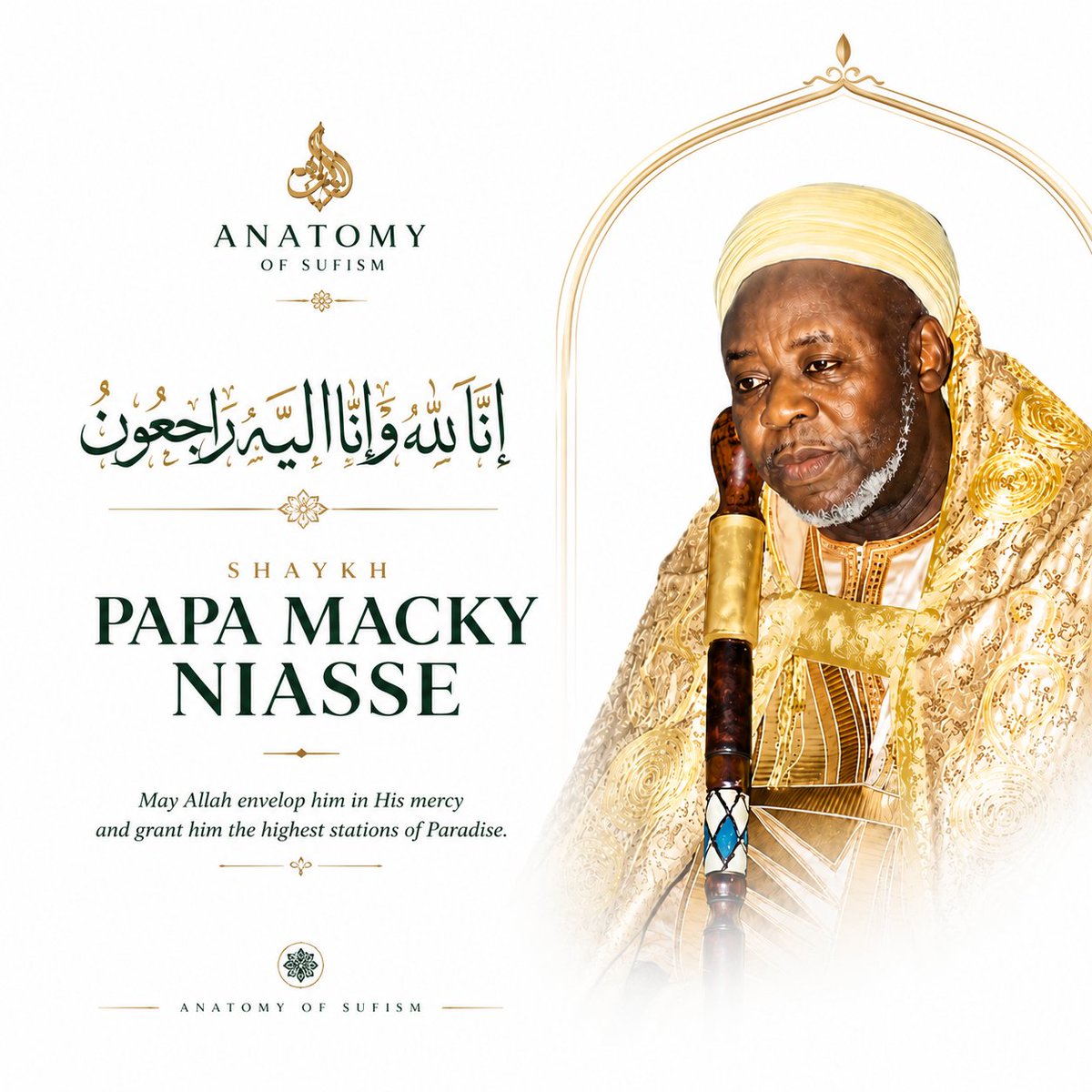 AnatomyOfSufism's tweet photo. Inna lillahi wa'ina illaihi rajiun 😢💔.

May Allah enshroud his mercy on him, ameen 🤲🥹 https://t.co/N1anaeu1Hf
