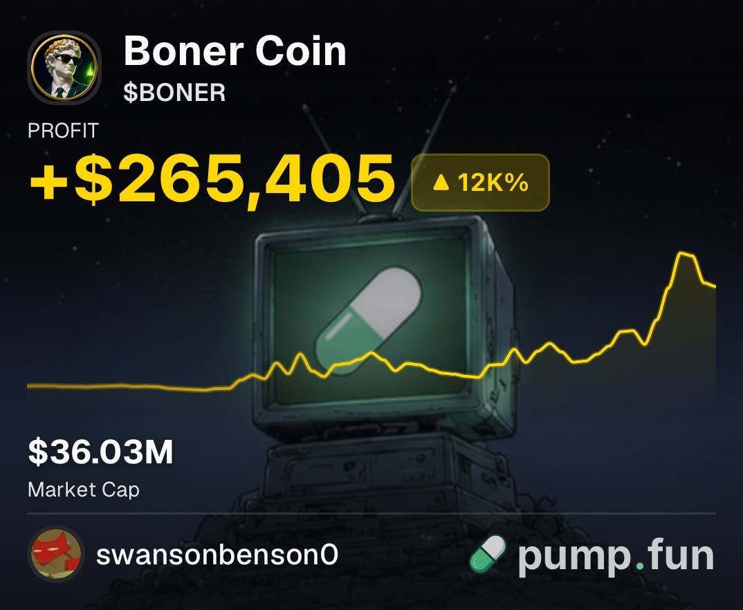 Keira_crypto's tweet photo. This trader is up $265,405 after buying $2,100 worth of $BONER when I called it on TG 

That’s a 126x return so far! 🤯🚀 https://t.co/YbJHSE33uG