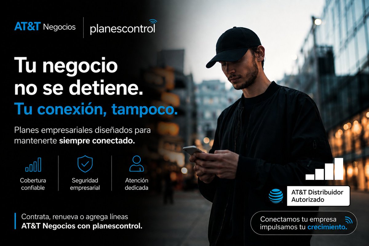 planescontrol's tweet photo. Contrata o renueva AT&amp;T Negocios al 5541708314 https://t.co/beqOJhiQHo