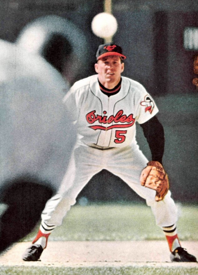 Jimfrombaseball's tweet photo. "Brooks played balls off his chest, bullets. Third base, as far as I was concerned, was the toughest position to play because you didn’t have a chance to read hops and whatever.
It would just come at you like a rocket. Brooksie would always have bruises and marks on his body. And he didn’t have what you would call a Frank Robinson physique, either. But I always felt like it would hit him there and he would just play it off his chest.
He was just amazing."
Davey Johnson.
"Great player, great guy on the field, great guy off.
Respectful, kind.
And you don’t meet too many guys like that.
Brooks was a genuine person.
There was no acting.
Brooks was just a genuine person, I think for all of us who knew him, he was the best."
Jim Palmer.