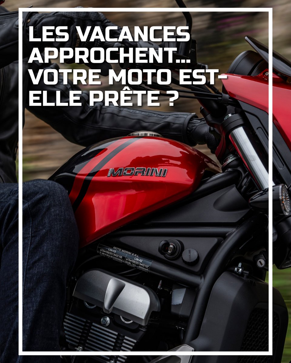 ZackaryMchyw's tweet photo. The holidays are approaching—is your motorcycle ready? Before a road trip, coastal ride, weekend in the Morvan, or a few hundred kilometers of fun, take a moment to check your bike
Tires 
Brakes 
Drive chain 
Battery 
Fluid levels

A pre-trip https://t.co/AE9FjDb3L9