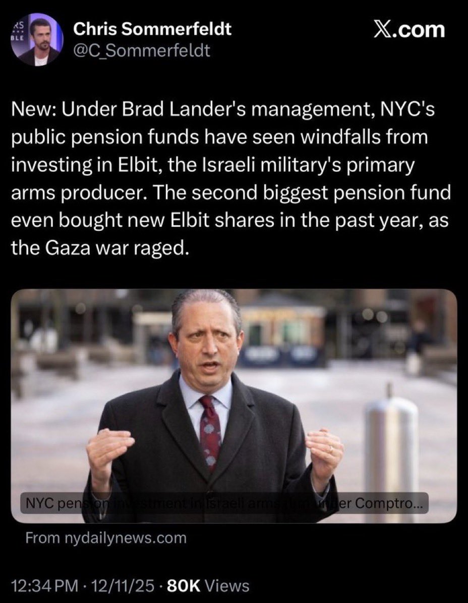 1elxbz's tweet photo. @mystr_F @bradlander LMFAO he’s not an ally. How the fvck can you justify supporting a proud Zionist (he’s explicitly said that) who invested in ISRAELI WEAPONS??? https://t.co/HyG6wGlyIO