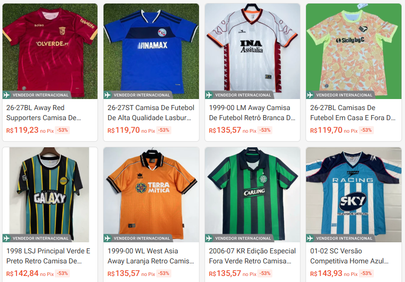 camisas_shopee's tweet photo. Retrôs (e atuais) de Schalke 04, Braga, Strasbourg, Espanyol, Newcastle, Palermo, LA Galaxy, Celtic, Racing, Fiorentina, Tottenham, Galatasaray, Málaga, Blackburn Rovers, Orlando Pirates, outras Seleções...

https://t.co/UnIX4LmWkr

Espero que vocês me agradeçam algum dia 😅 https://t.co/vc1YUGLGMZ