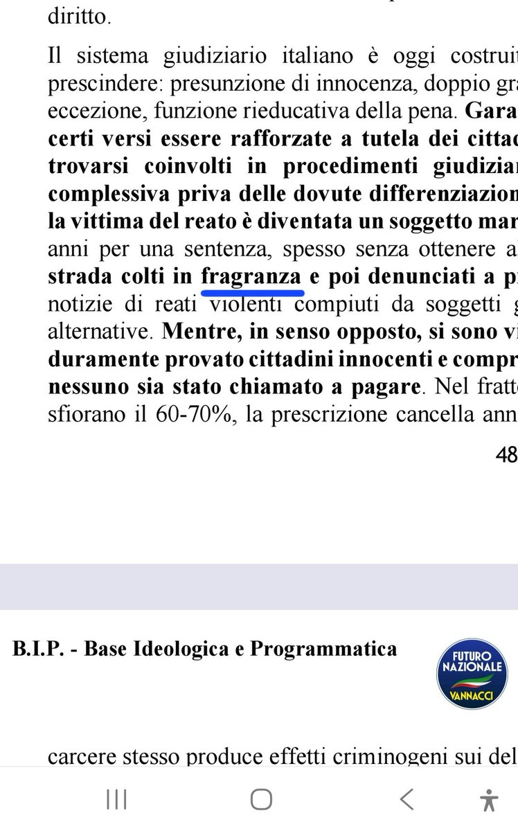 MassimoCecconi3's tweet photo. E poi la colpa sarebbe di #Bonaccini🤦‍♂️

Art. 382 codice di procedura penale 
- Stato di 🔜 "F L A G R A N Z A" 🔙

🔻🔻🔻
GIUSTIFICATO_SLOT-1-e-2_Base-Programmatica-di-Futuro-Nazionale-24-agosto-2026.pdf https://t.co/LWuOlpi6Ig https://t.co/2HHY5dq09S