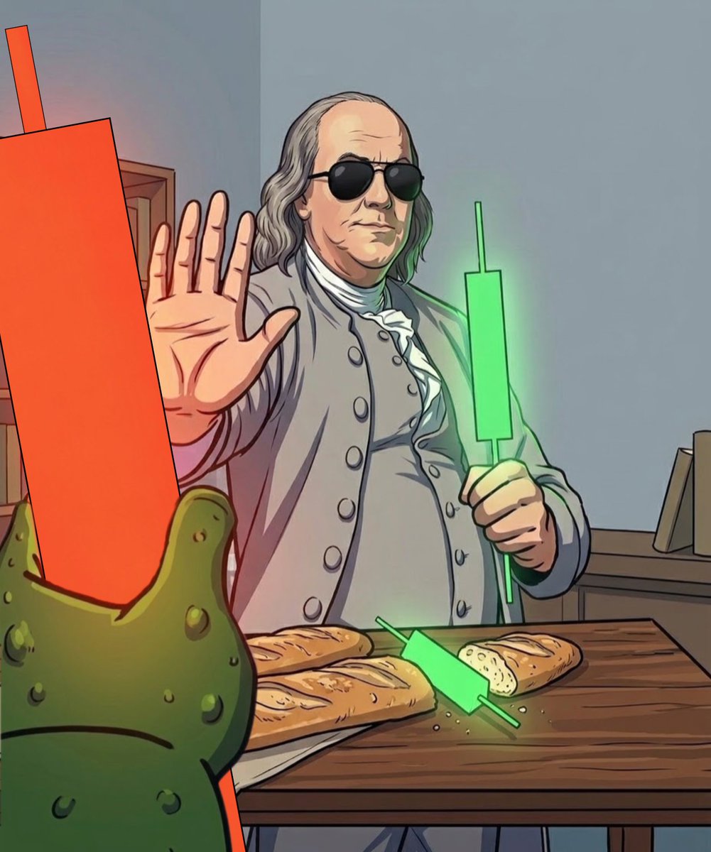 A_J_Dominic's tweet photo. From chasing solana:7iCb5PWhnfeHLwpCZZ9bozNNaQYiFB7dkUyoVNDvpump to becoming the face of hundred dollar note.
Benjamin franklin really locked in. π
#BreadMemeContest @benjamins_bread π₯ https://t.co/Vga85v6T8E
