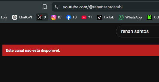 Chief117Br's tweet photo. Denunciaram meu canal tantas vezes, riram, comemoraram, debocharam...

Eu tenho que ter empatia agora? https://t.co/Jvwu39MVrC
