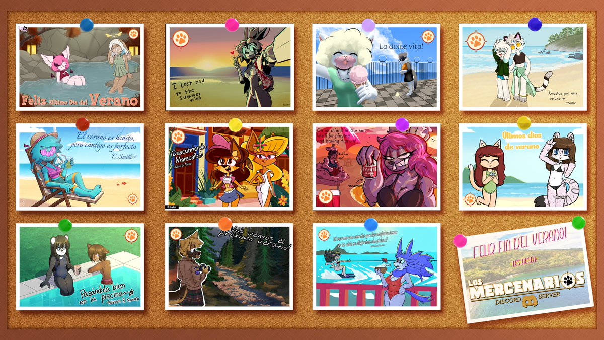 tdfoxoo's tweet photo. After a while, we’re back to organizing a new Art Collab on our Discord server, Los Mercenarios!

This time, the theme is enjoying the end of summer!!! https://t.co/qkY00Pmcim
