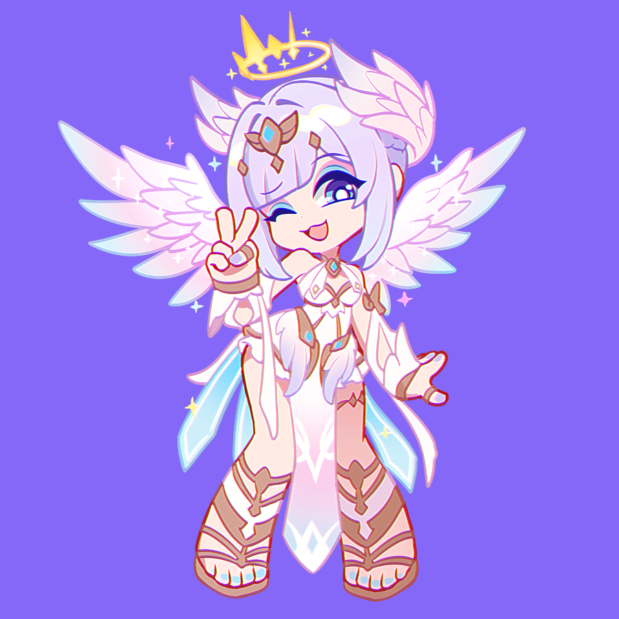 uguubear's tweet photo. celestial guardian mercy 🪽✨ https://t.co/7HOwhFXS5R