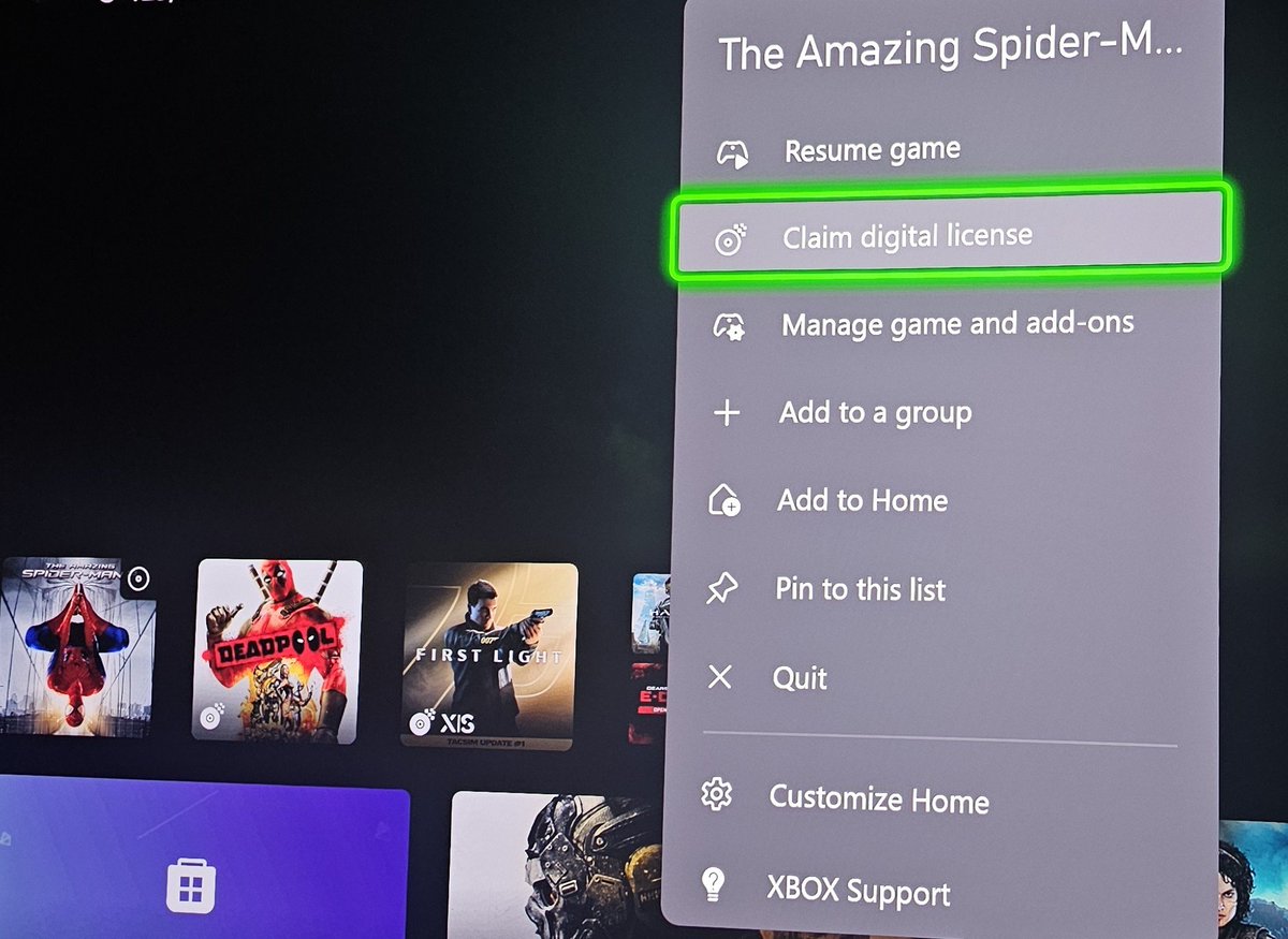 XBX4LFE's tweet photo. Tried 2 delisted Xbox One games for the disc to digital program
#xbox 

• Deadpool 
• The Amazing Spiderman 2

Deadpool did grant a license,  Spiderman did not. https://t.co/Ta0q0iP1s5