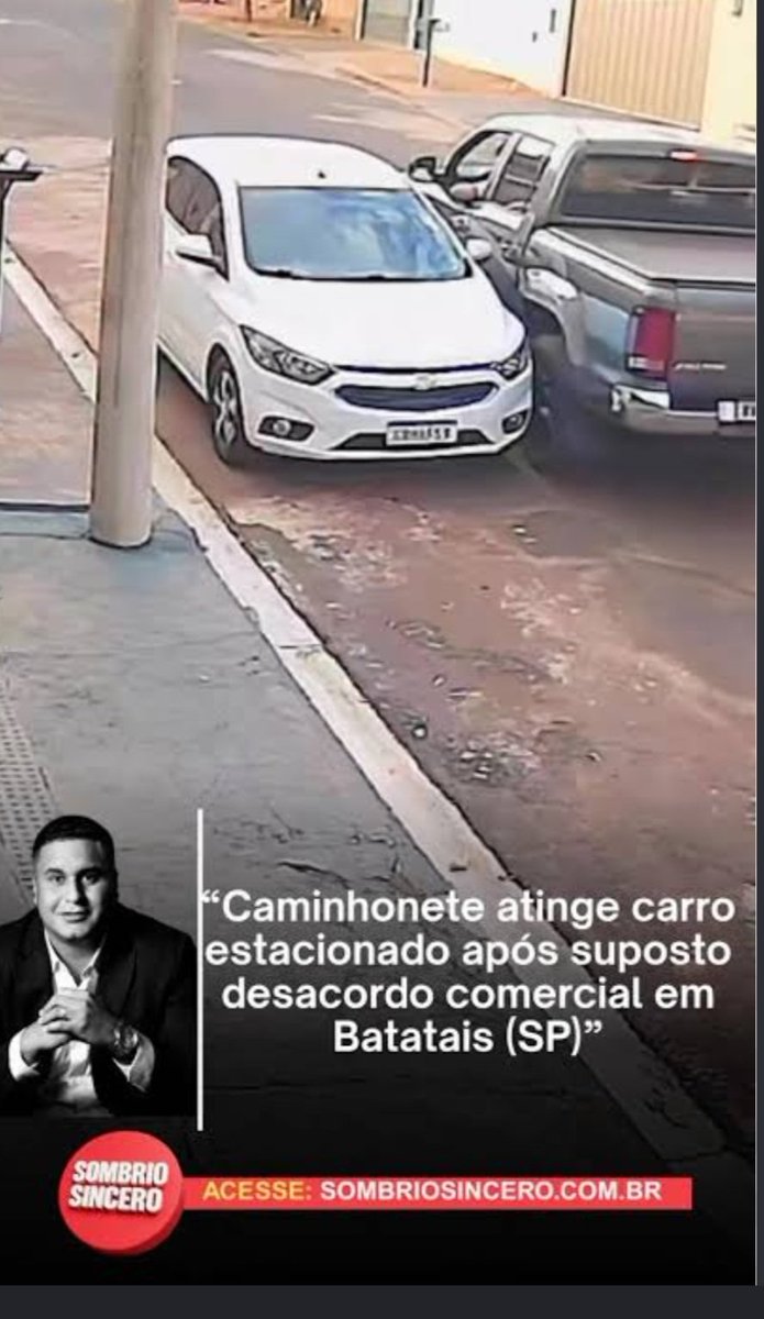 Sidnei_Sol's tweet photo. @brasilurgente @BandTV  A camionete Amarok que bate violentamente em um Chevrolet Onix, parado, em Batatais, interior de São foi em decorrência de um desacordo comercial entre devedor e credor. NAO FOI UM SIMPLES ACIDENTE!!! https://t.co/jqUSI7gyLa