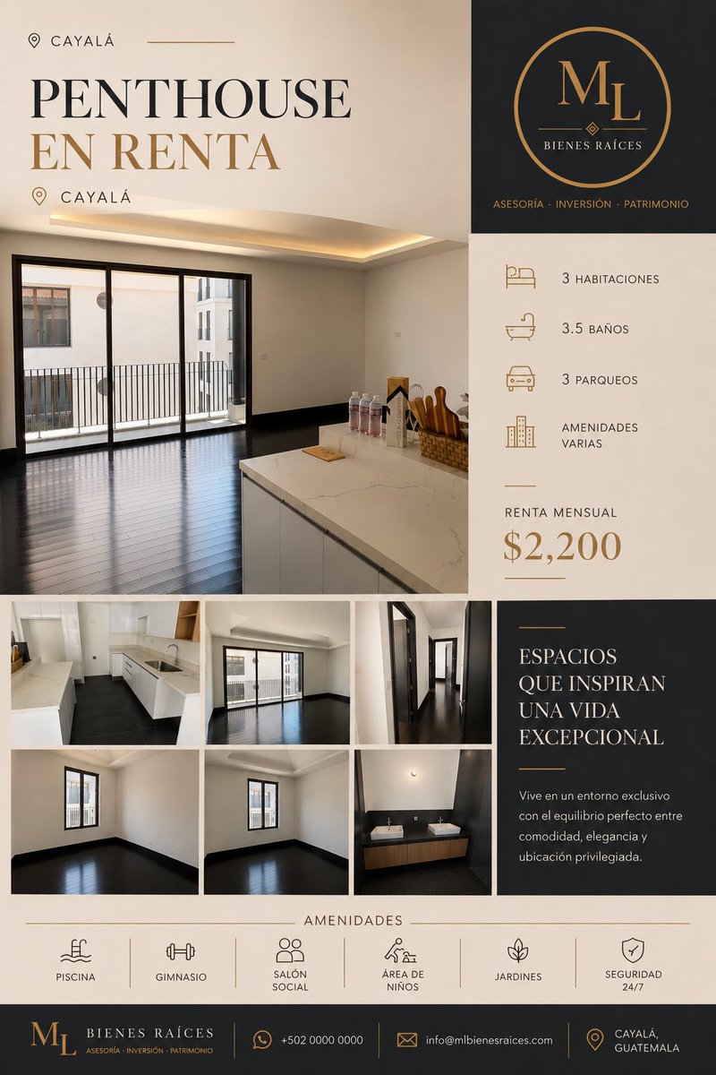 MLbienesraices's tweet photo. PENTHOUSE EN RENTA CAYALA https://t.co/ox4kjgrq8x