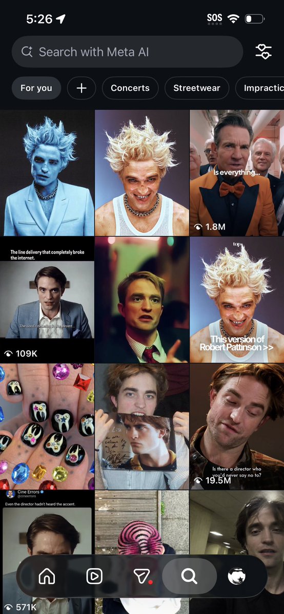 bitchracula's tweet photo. My Instagram is just Robert Pattinson https://t.co/37M6KIndyG