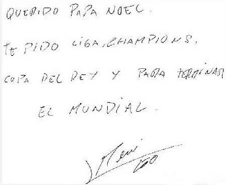 evilpoodle4ever's tweet photo. Dear Santa,
I’m asking for La Liga, the Champions League, the Copa del Rey, and, to top it all off, the World Cup.
18 year-old Leo Messi https://t.co/m2F4s7hur6