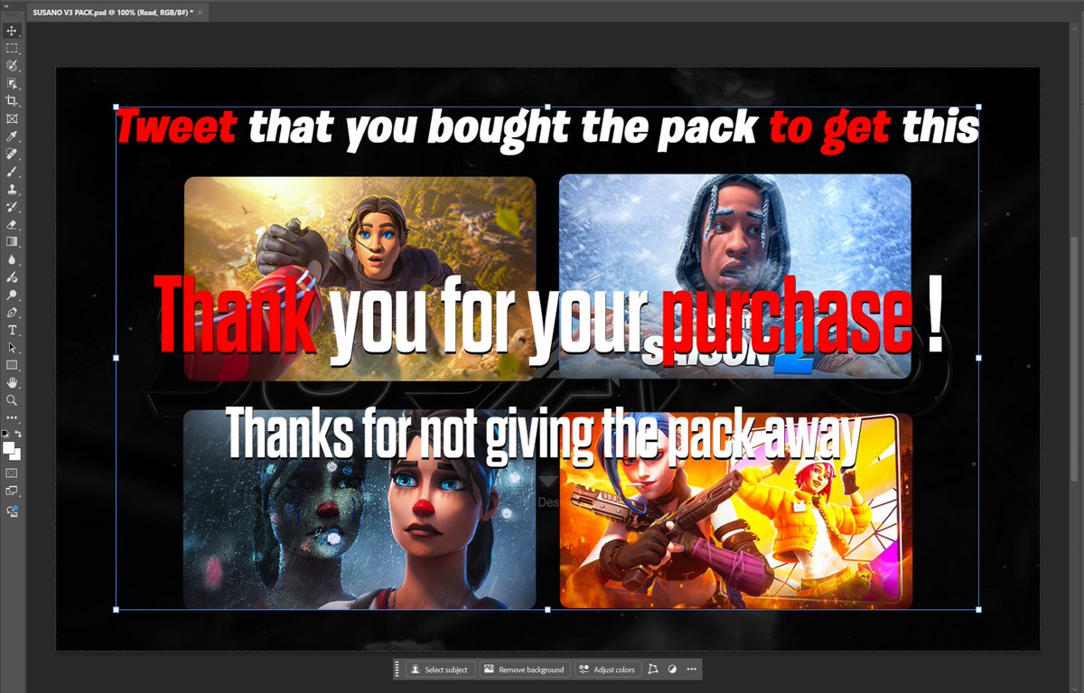 serexaFN's tweet photo. Just bought the best pack from @StiMaDZN highly recommend 🔥 https://t.co/CJMxe8aKMS