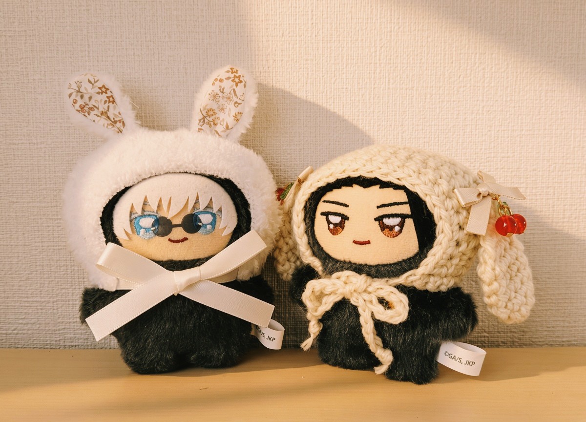 bluespeaker_00's tweet photo. ちみはかわいいんです、本体がガラ悪いだけなんです（とってもかわいい🐰帽たちは、@a1manoy様よりお迎えしました🥰） https://t.co/GqBebaKkQo