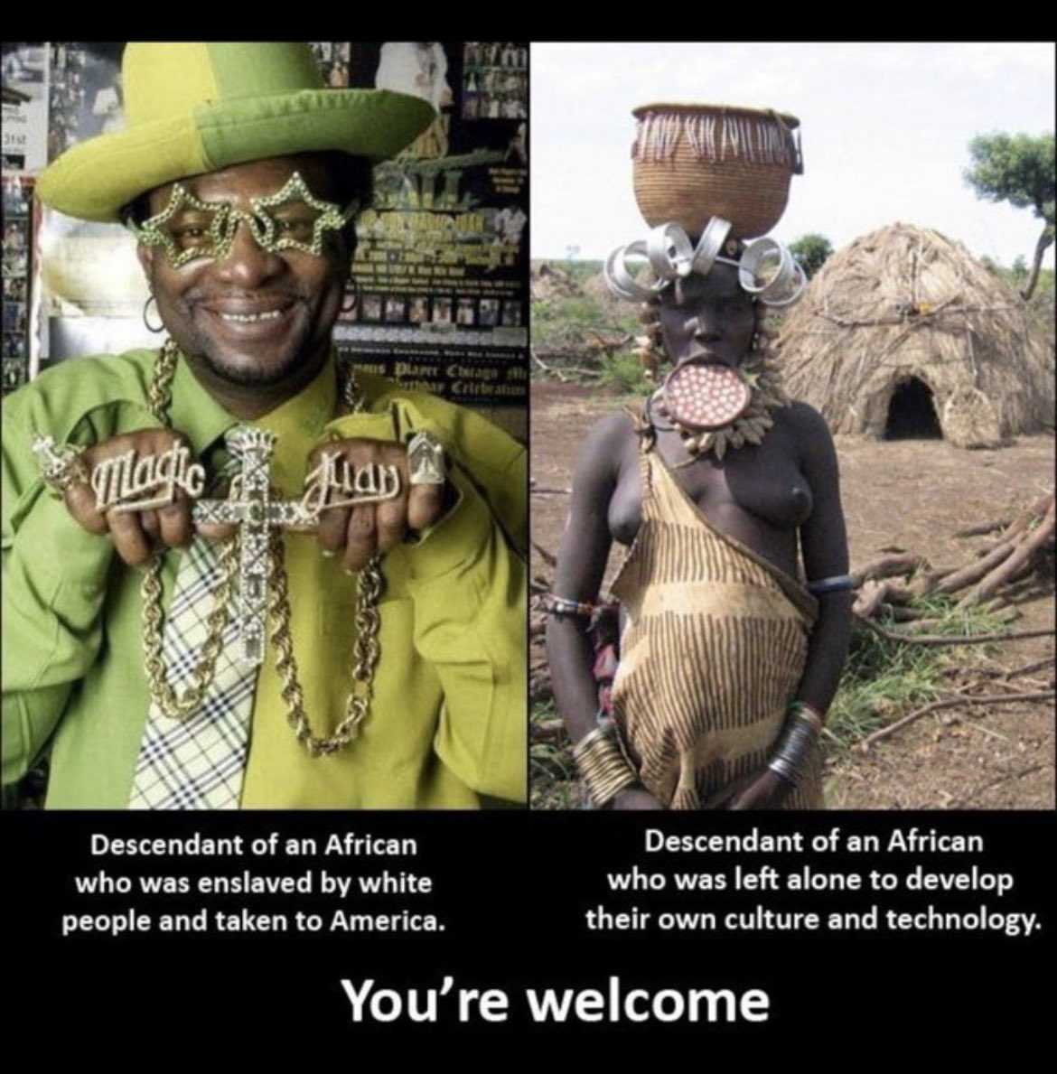George2thefent's tweet photo. @CrakkkasMadAsF @Jack_Burton_10 @B1TuckerCarlson @AmiriKing Sheeeit, you know them ancestors are dumb af @CrakkkasMadAsF https://t.co/bqTsmrfIpQ