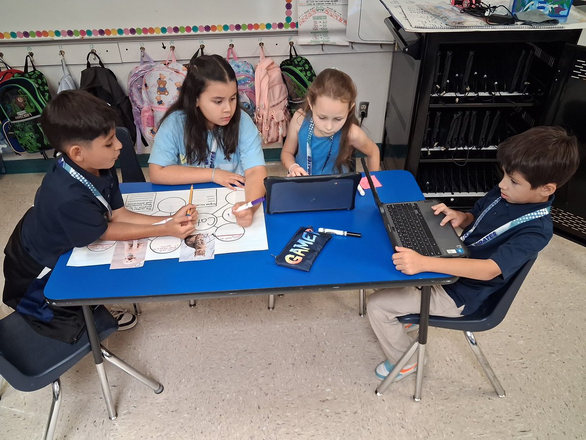 CBounds_MCES's tweet photo. 3rd grade Pirates team up to analyze compare and contrast text structures @ACastillo_MCE https://t.co/kWJKb3fuiE