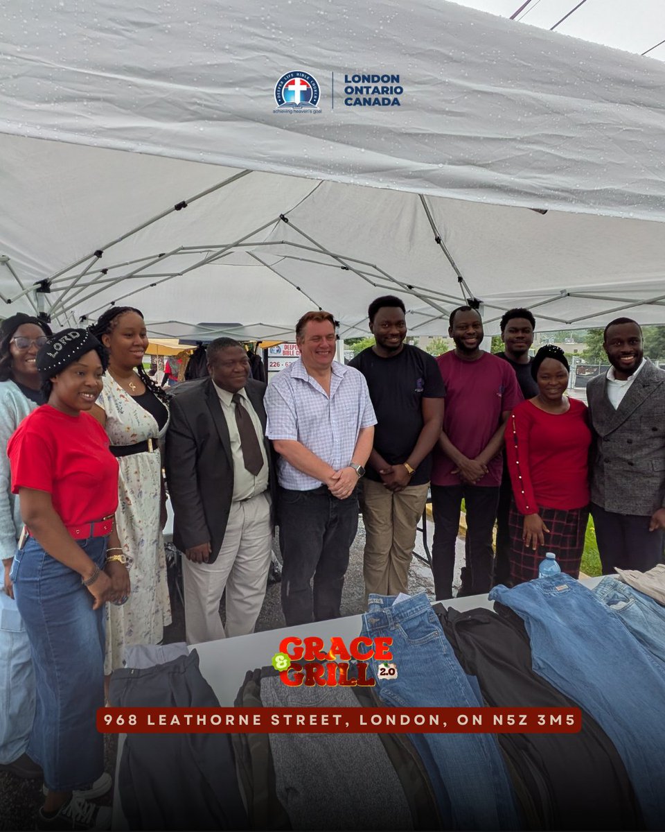 DCLMLondon_Ca's tweet photo. Grateful to have our Member of Parliament for London—Fanshawe, Kurt Holman @kurtholmanmp , join us at Grace &amp; Grill 2.0. 🙏

Thank you for stopping by, sharing a meal, and standing with us as we served our neighbours.

#GraceAndGrill #DeeperLifeLondon #LondonOntario https://t.co/JXeTSP8Rvo