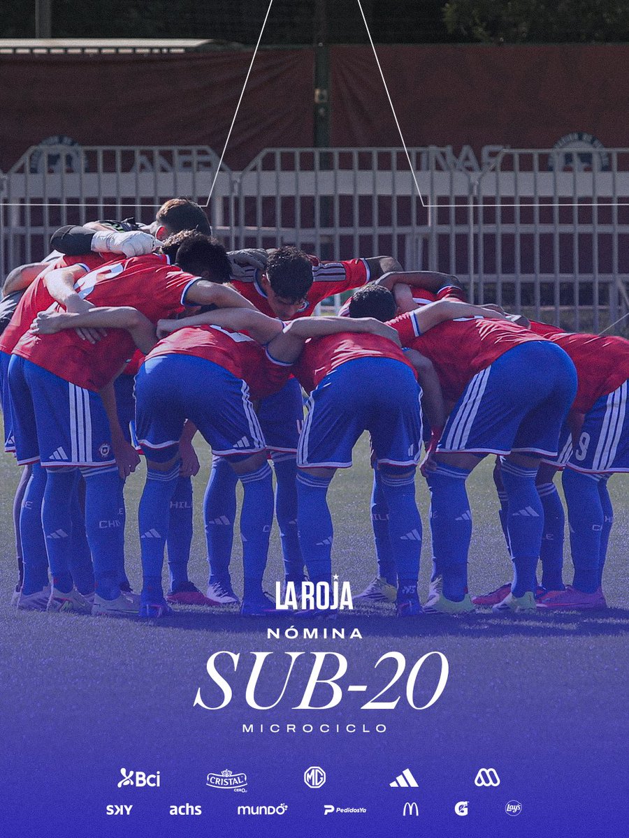 LaRoja's tweet photo. Preparamos los ODESUR 🏆🔜

📋 #LaRoja 🇨🇱 Sub-20 trabaja esta semana en el CAR José Sulantay. 

#VamosLaRojaSub20 https://t.co/0oAu8wZKuJ