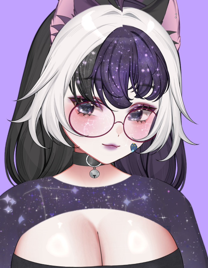 NoctamiaVT's tweet photo. currently working on the hair retexture and omg?? https://t.co/OcBZDxAMl2