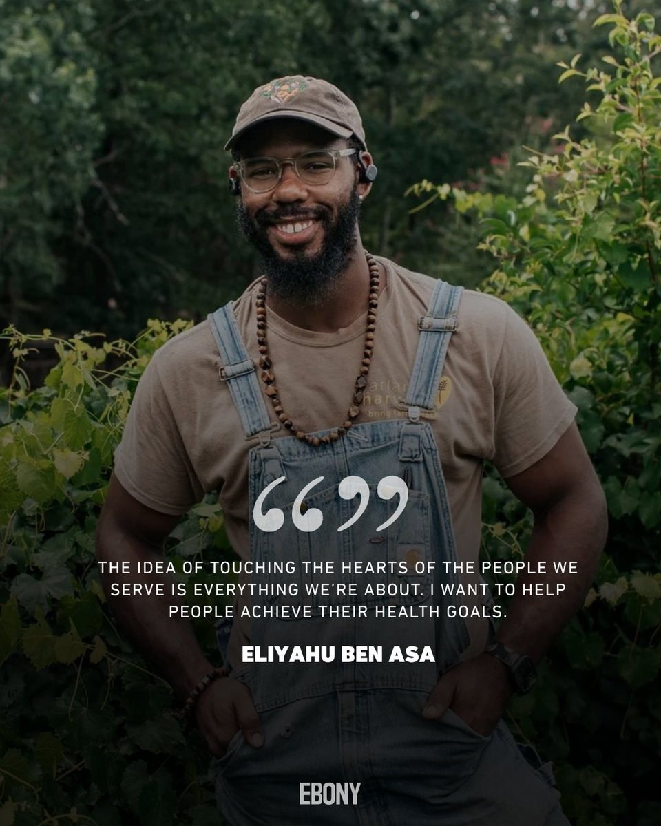 EBONY's tweet photo. @AtlantaHarvest has grown into Atlanta’s first Black-owned farmers market, bringing fresh food and greater access to families while making Black ownership more visible in agriculture... and when the farm was targeted by racism, the community showed up to protect what they built. 🖤