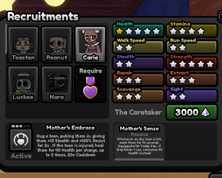 pixel2922's tweet photo. #SomnisEngine

Spend days trying to get 3k prism to get Carie cuz i thought she was gonna be fun to play considering she has 6-S health and 5-S strength

Turns out i wasted 3k prism over a recruit that only lasted 15 zones before dying to manic luckee- https://t.co/iPnZmzKfE5