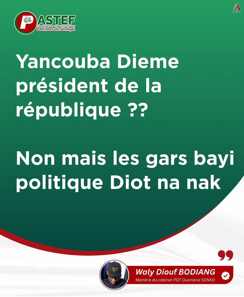 WalyBodiang's tweet photo. https://t.co/VZ2JUTQ148