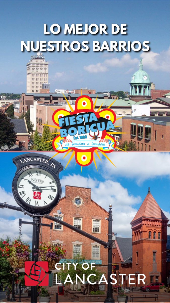 jacprcc's tweet photo. This Labor Day Weekend, the City of Lancaster, Pennsylvania will be honored as “Lo Mejor de Nuestros Barrios” (The Best of Our Communities) at the 33rd Annual Fiesta Boricua in Chicago’s Barrio Borikén! 🇵🇷❤️
Puerto Ricans have called Lancaster home since the 1940s, building a thriving diaspora that continues to keep Boricua food, culture, and tradition alive. Lancaster's first Latino and Puerto Rican mayor, Jaime Arroyo, will be among the special guests joining the festivities for a weekend of music, dance, food, and the very best of Puerto Rico. 🎶💃🏽🍴
📍 W Division St, Barrio Borikén at Humboldt Park, Chicago
📅 Sat & Sun, Sept 5-6 | 12-9 PM

📸: Visit Lancaster City
#FiestaBoricua2026 #BarrioBoriken #PaseoBoricua #ChicagoEvents