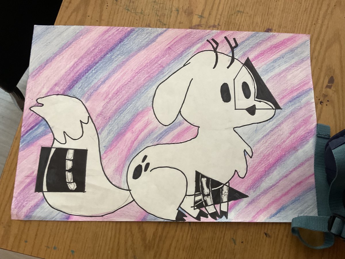 Callen661026's tweet photo. Just a fun drawing #hilda #twig https://t.co/0r7QpQusp5