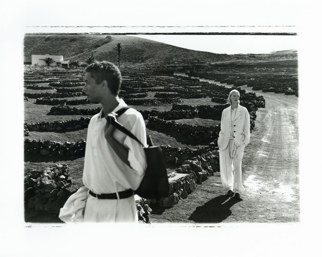 _gebarrett's tweet photo. SS26 FEATURE | The idea of vast landscapes, vistas and dusty roads were the starting points for the Studio Nicholson SS26 collection. “Perhaps, I was romanticising that idea of riding a moped around an island in summer and that feeling of a warm wind... https://t.co/MP1yvL0Ynu