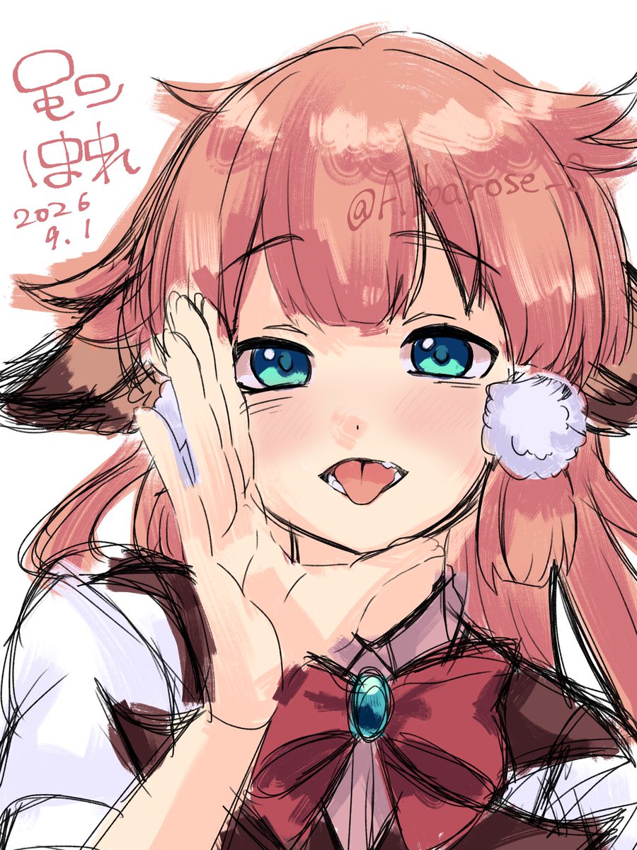 Albarose_S's tweet photo. よそ見してると、甘噛みしちゃうぞ。
#モンはれ https://t.co/af6GgFcqgt