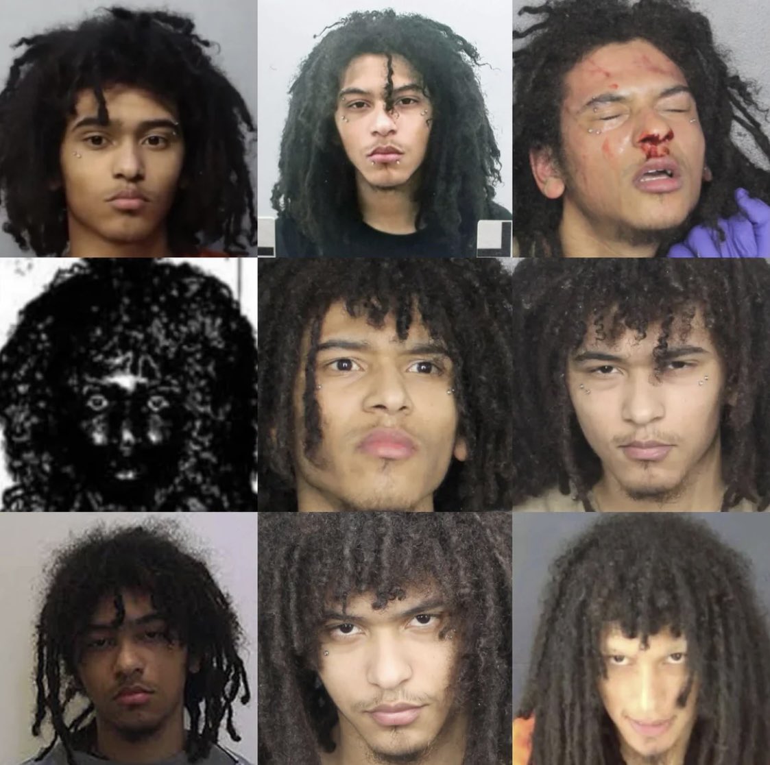 wrottyn's tweet photo. all of jaydes’s mugshots https://t.co/F3bfVGgV7z