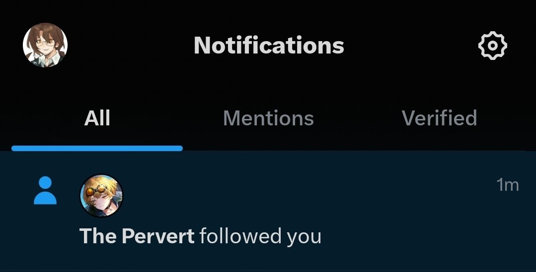 gregortransa's tweet photo. what a notification. hello The Pervert https://t.co/aLm3MgejdR