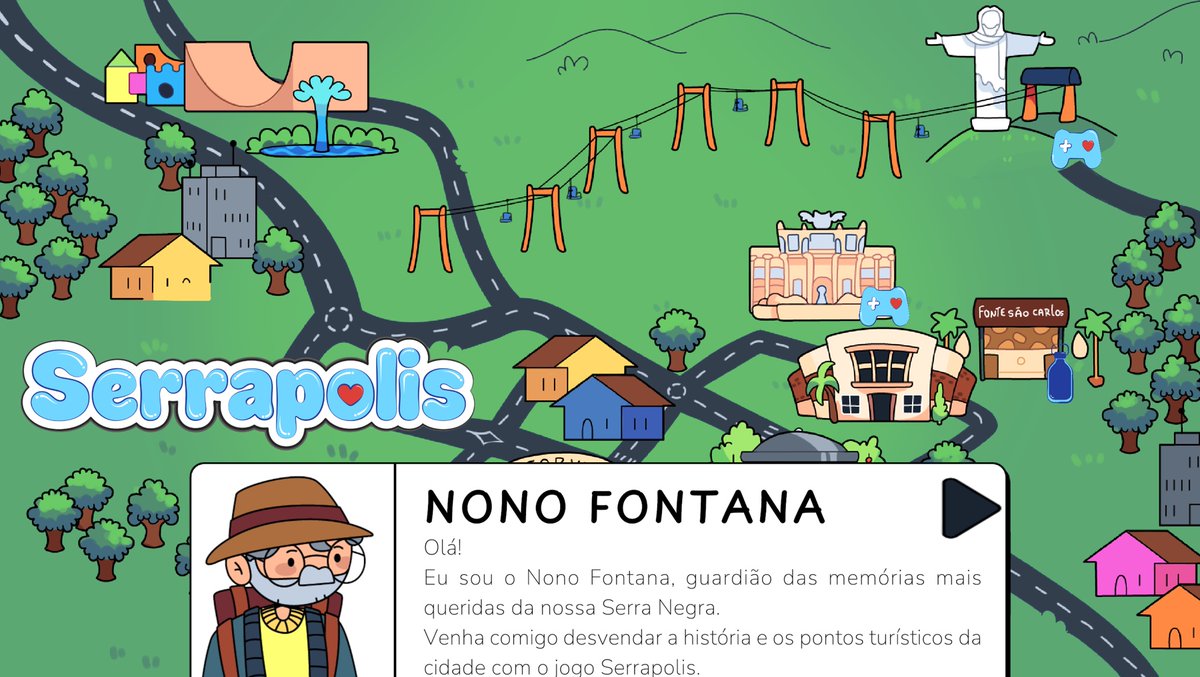 pedrosolidus's tweet photo. Do Atitude Popular: Serra Negra vira videogame: jogo brasileiro transforma história, turismo e memória da cidade em aventura digital https://t.co/xZ4vosYcYa https://t.co/yU9xskJswt