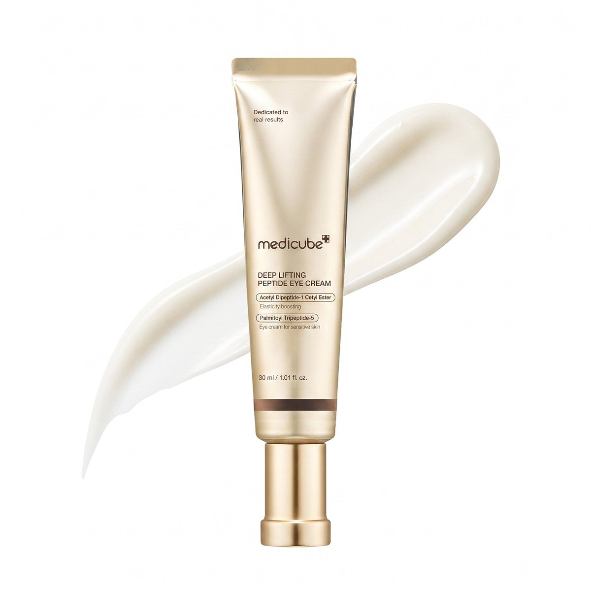 TheGlassskin's tweet photo. Nourish and help improve the look of firmness, fine lines, and elasticity around the eye area with medicube Deep Lifting Peptide Eye Cream — peptide-rich formula with hyaluronic acid, ceramides, squalane &amp; collagen. ✨ #glassskin #kbeauty https://t.co/MLt8WGSq3u https://t.co/qhq98k2lyS