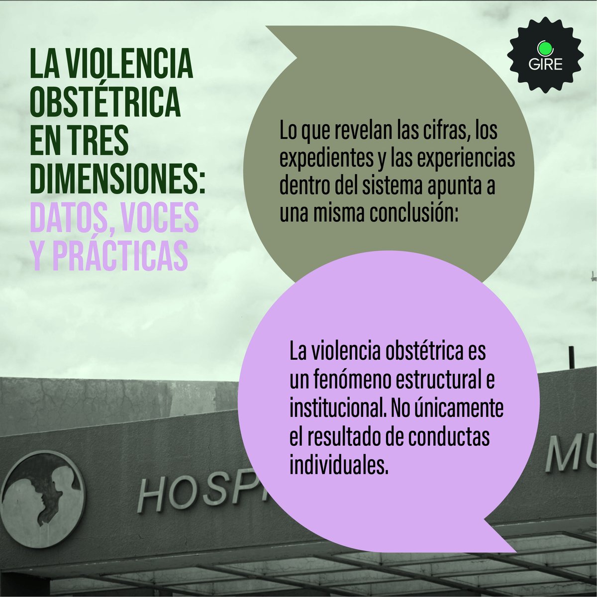 GIRE_mx's tweet photo. Cuando los problemas en la atención obstétrica se repiten, la explicación no puede quedarse en una sola persona. Hay que mirar también cómo funcionan las instituciones y el sistema de salud.
