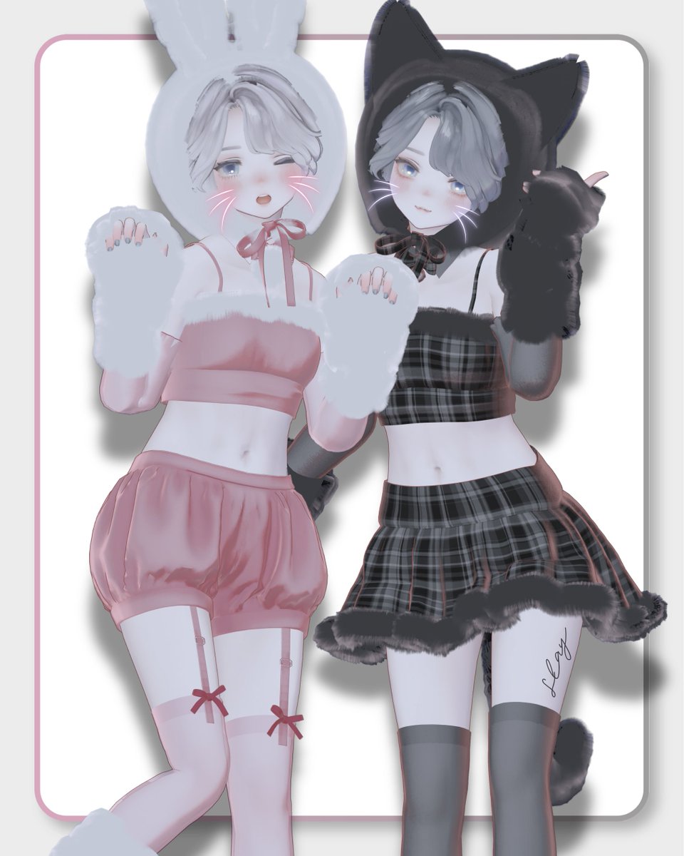 Slay_outfit's tweet photo. ── WIP.✦·········────

🤍🐇A special outfit for Halloween 2026🐈‍⬛🖤

Which do you like better, bunnies or kitties?
Or… are you tempted by both? 

→→→Limited🥀 https://t.co/euBURQ0phh