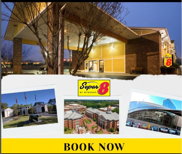 JoycelynSlzs's tweet photo. Stay close to the action at Super 8 by Wyndham, a great hotel near UNC Charlotte. Conveniently located near the university, Levine Museum, and NASCAR Hall of Fame. Book your stay today! 2w https://t.co/QWTRJDUdd6